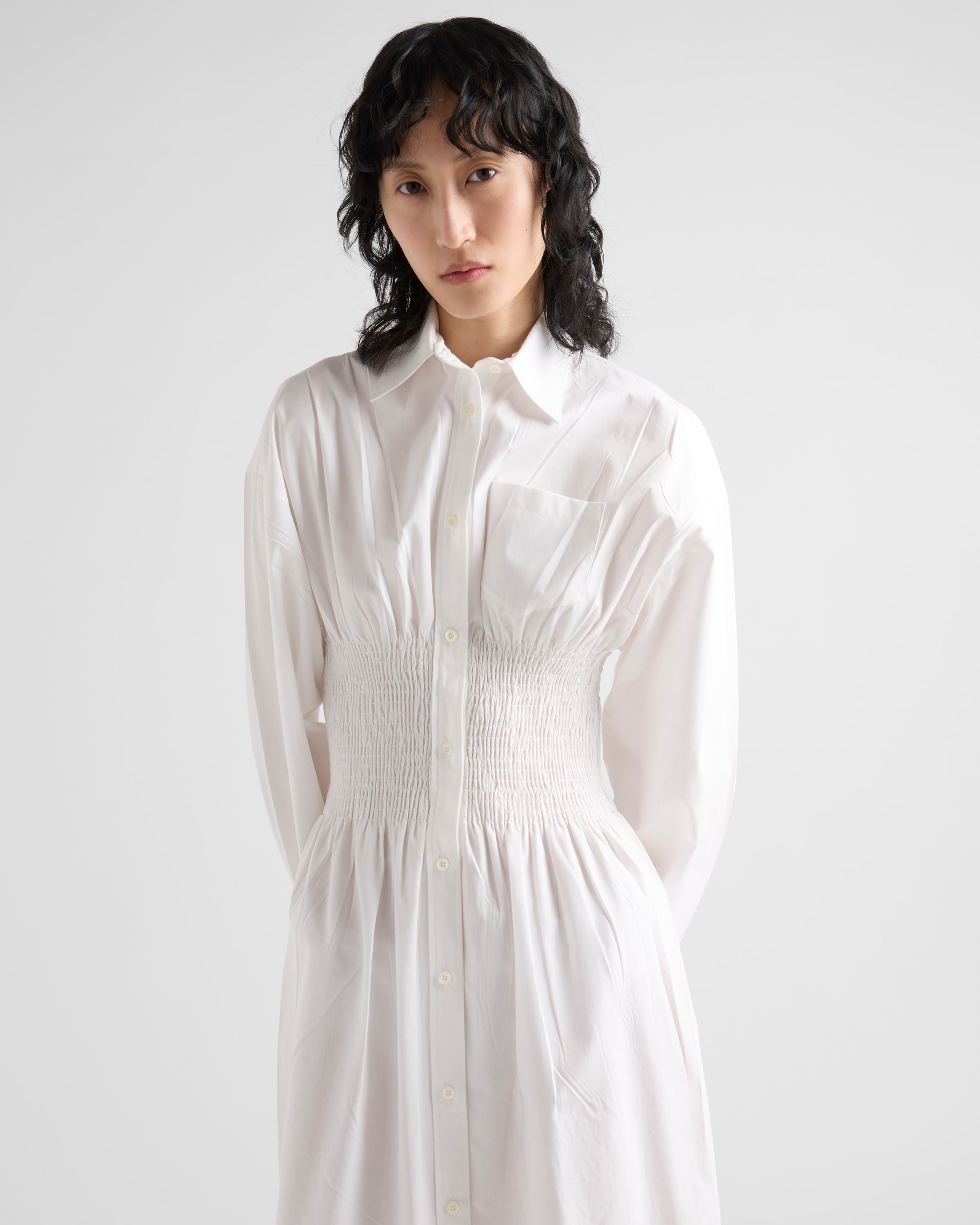 Cotton canvas dress - 3