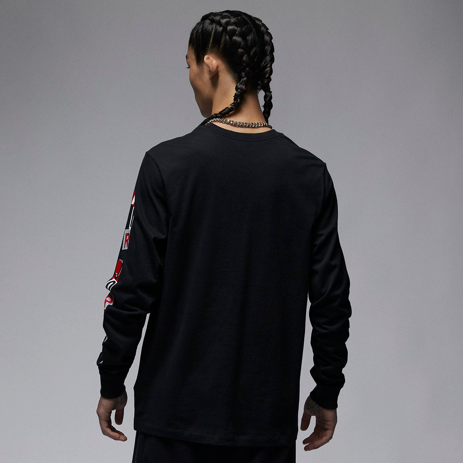 Air Jordan Brand Long Sleeve T-Shirt 'Black' FD7018-010 - 4