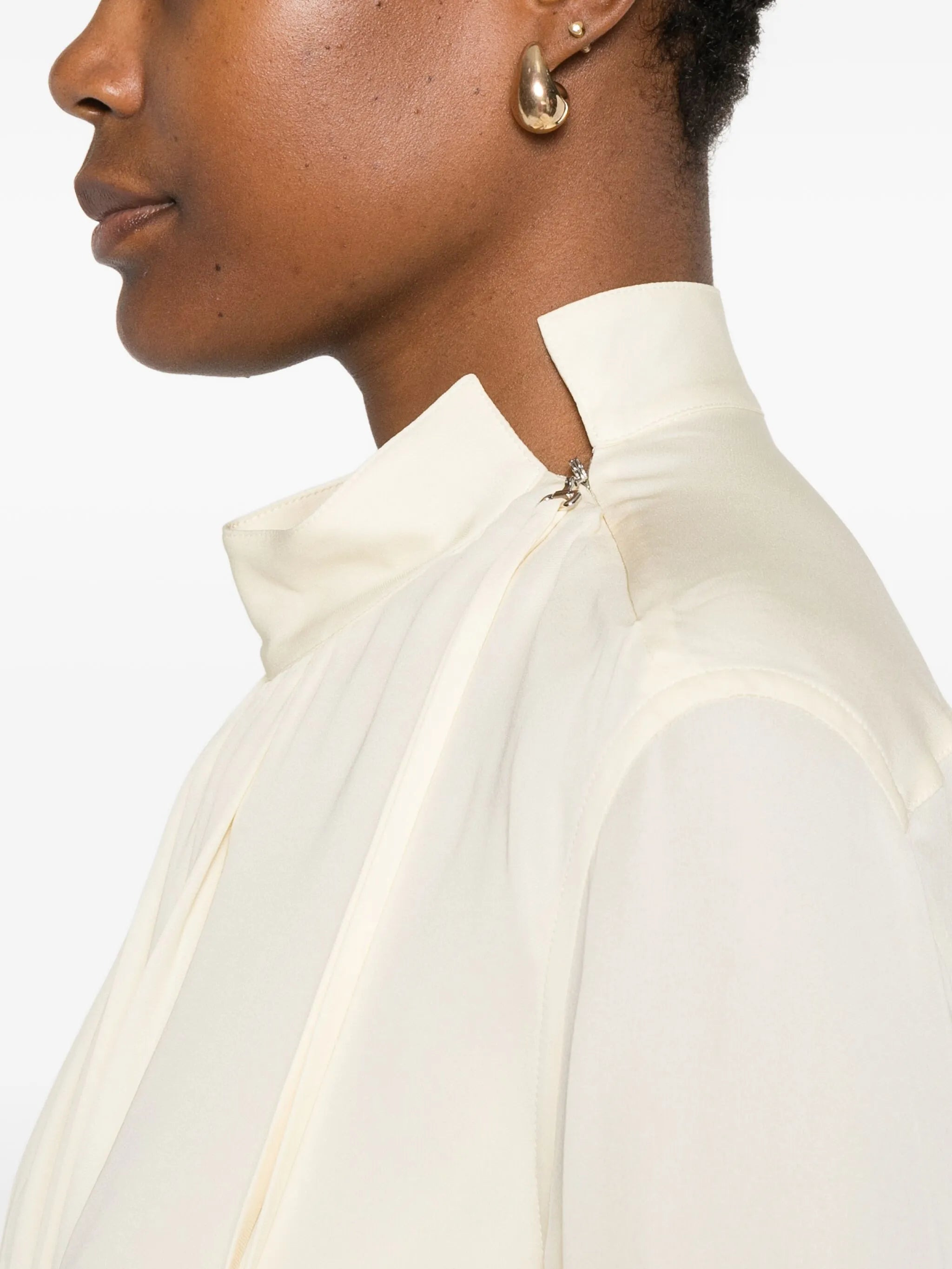 Tom Ford Pleated High-neck Top - 2