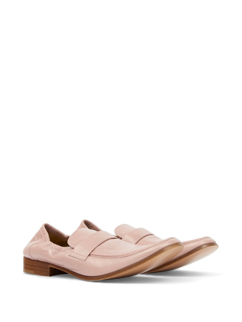 MM6 Maison Margiela penny strap leather ballet flats outlook