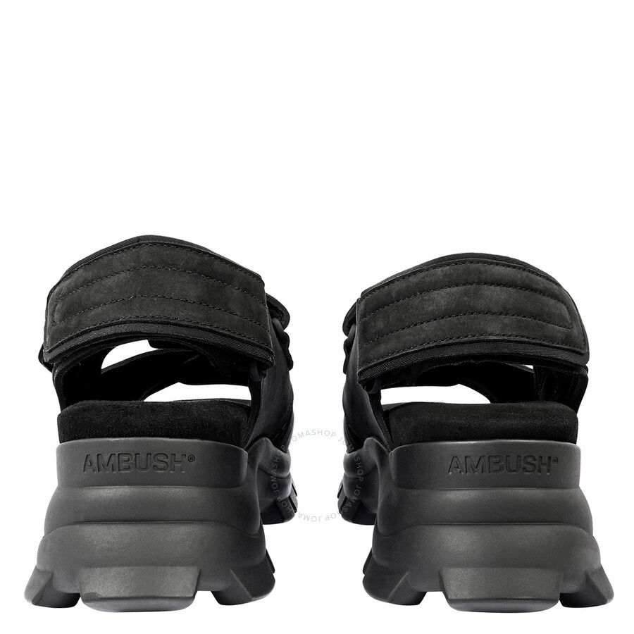 Ambush Men's Black Trek Strap Sandals - 4