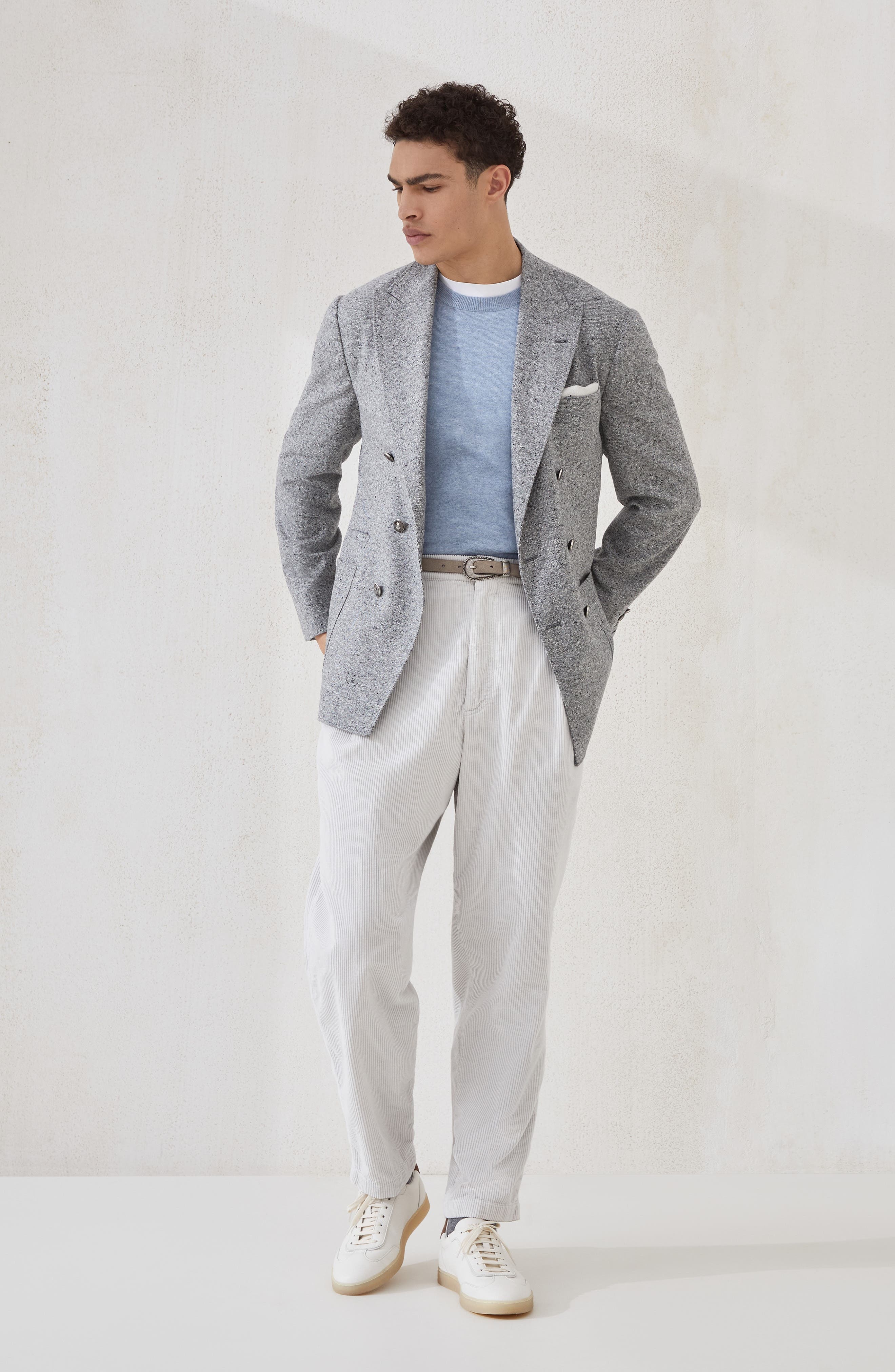 Brunello Cucinelli Cashmere sweater in Denim at Nordstrom - 6