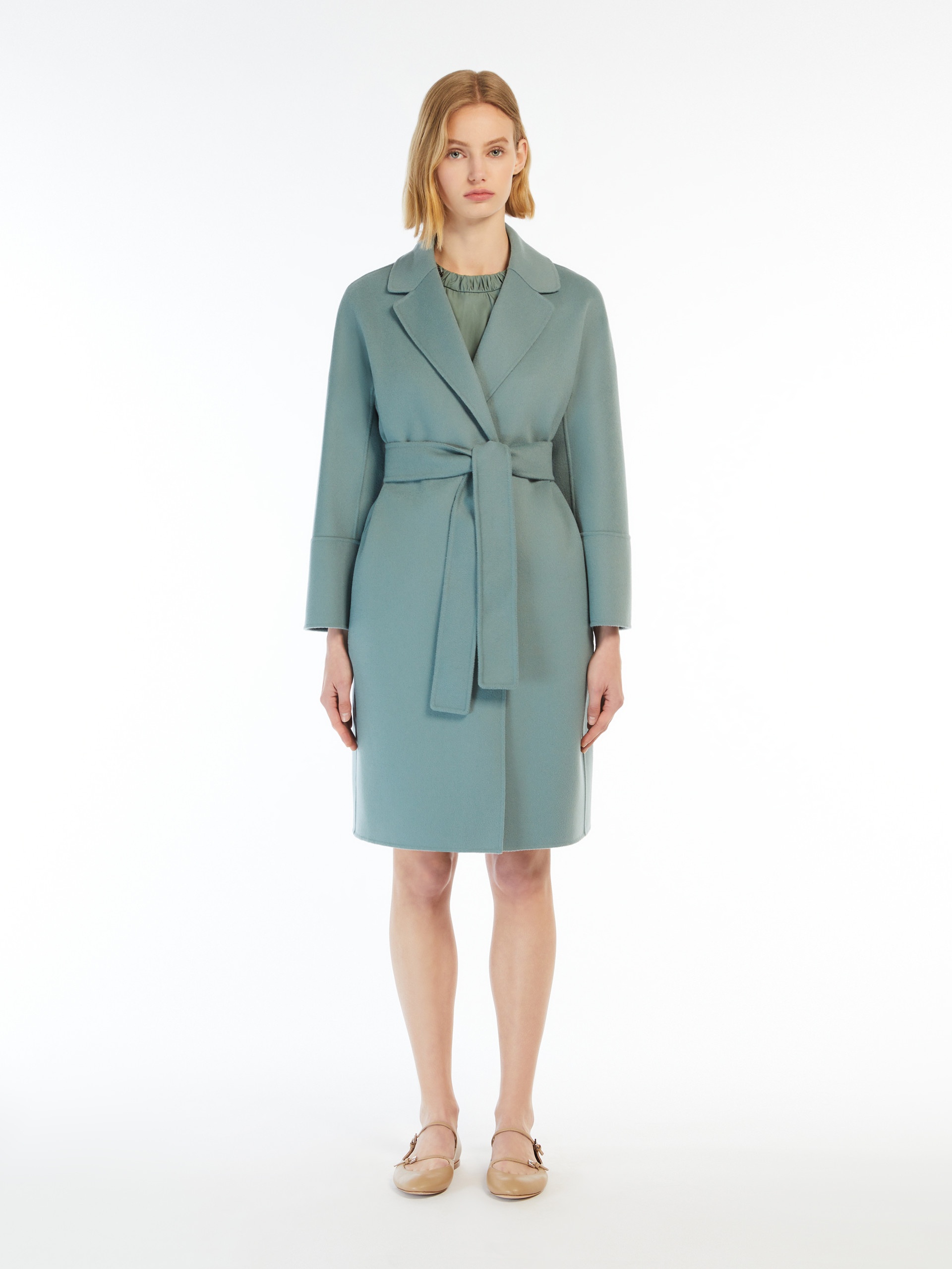 ARONA Double-faced short wool coat - 3