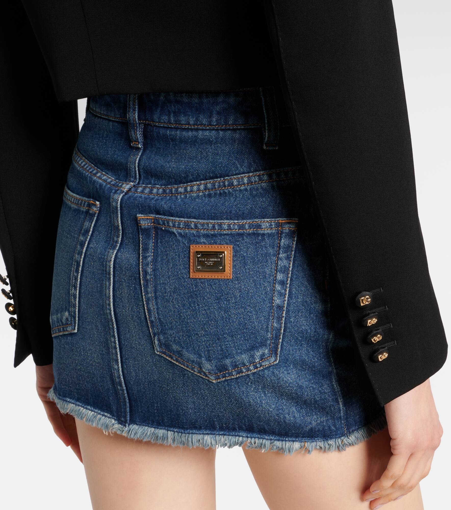 Denim miniskirt - 5