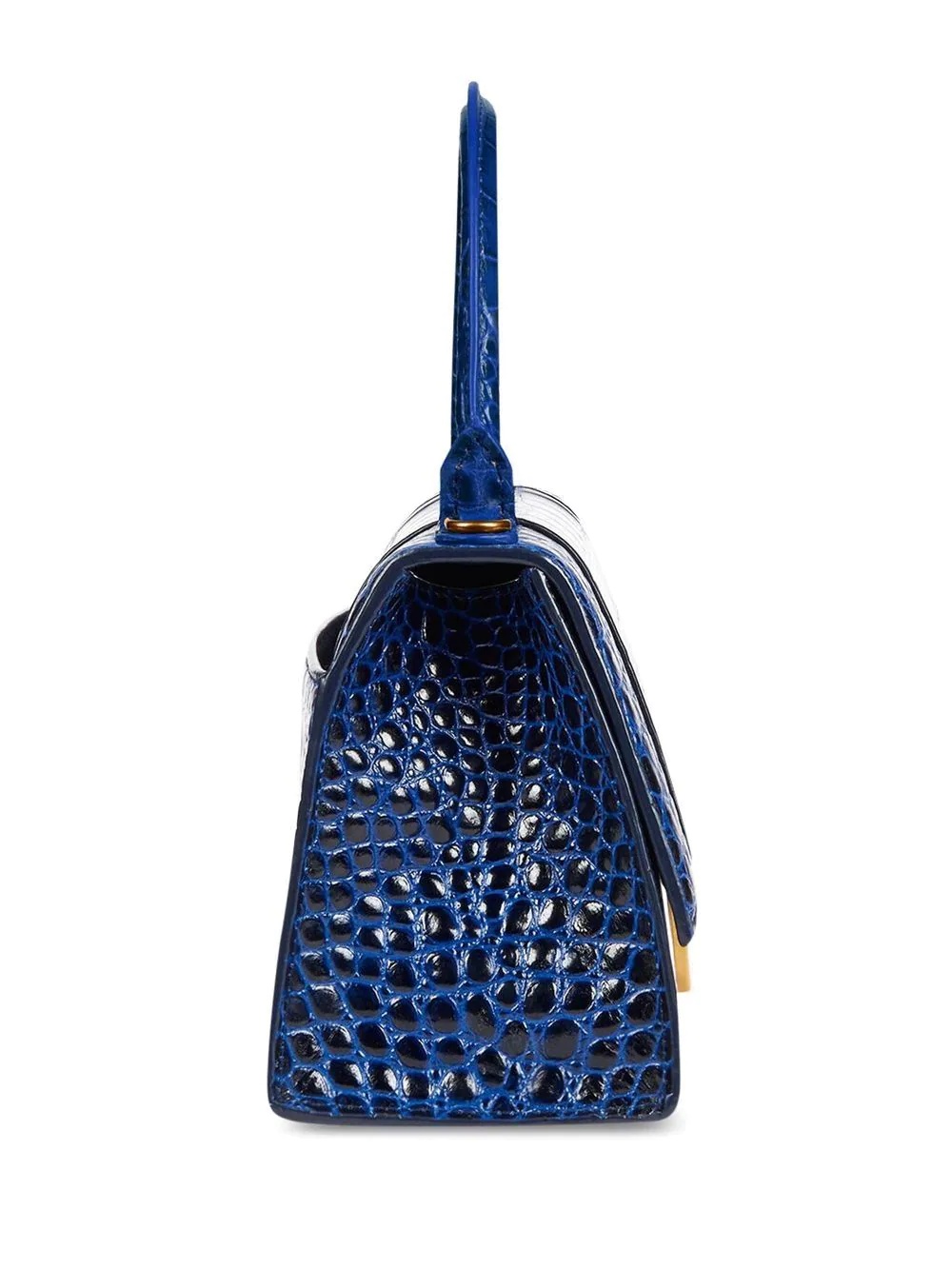 small Hourglass crocodile effect bag - 4