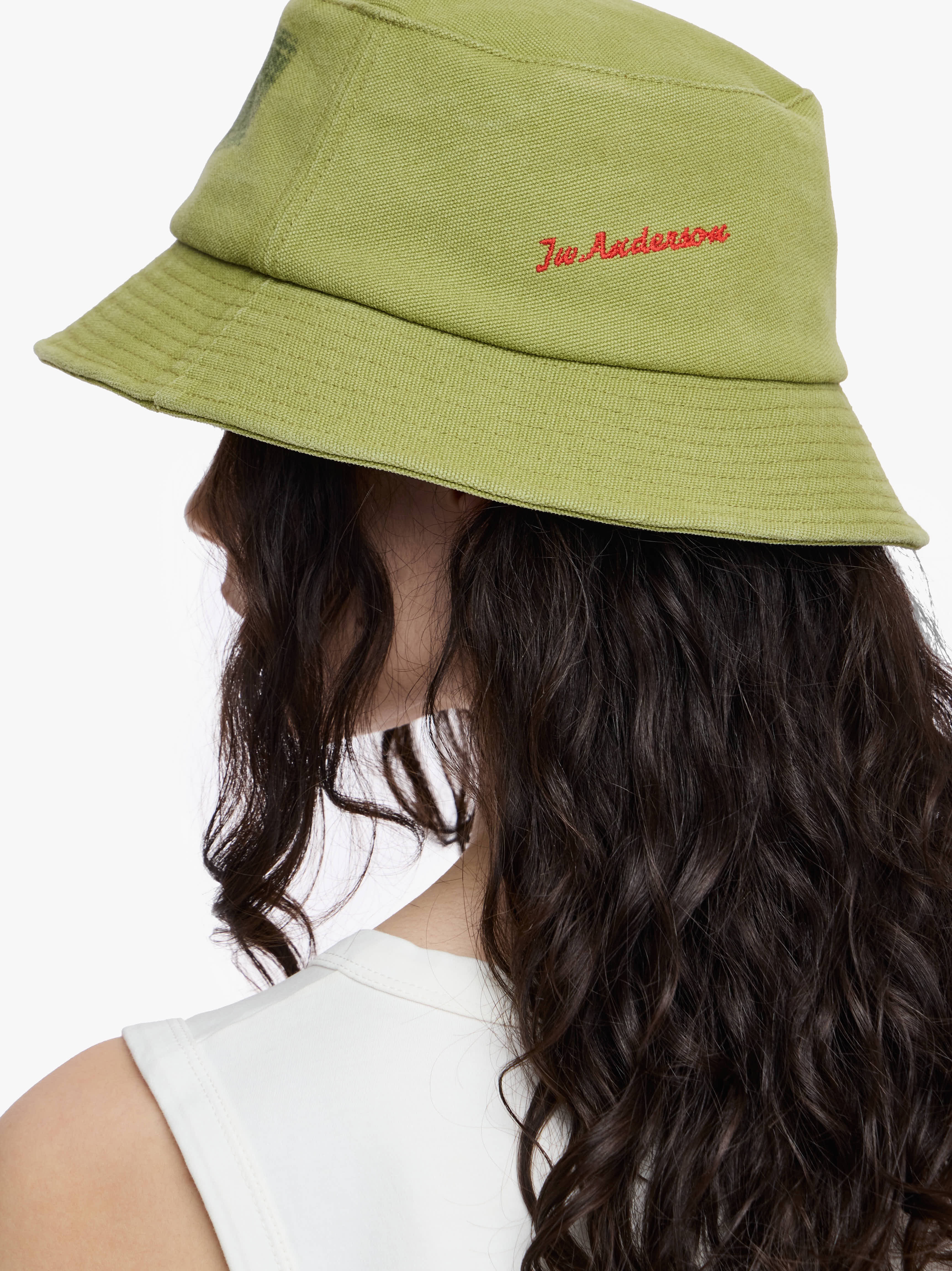 BUCKET HAT WITH ANCHOR LOGO - 5