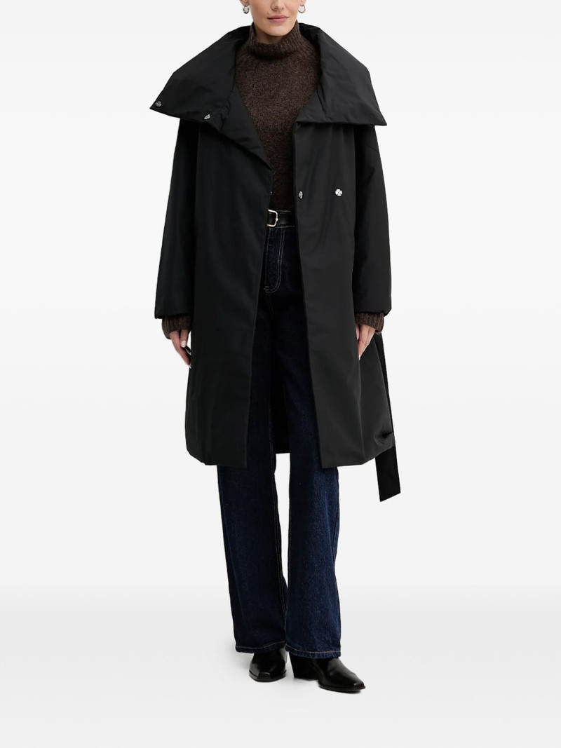 MOOSE KNUCKLES belted double-breasted coat outlook