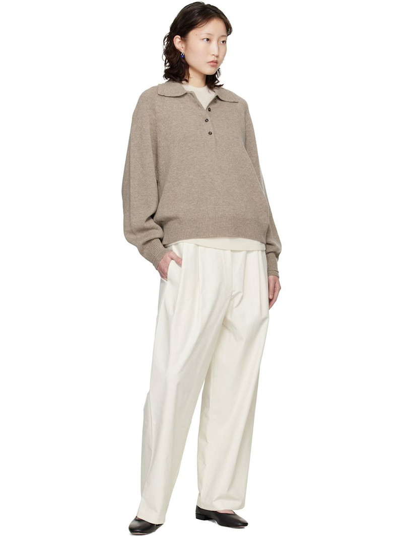 CORDERA White Technical Tailored Trousers outlook
