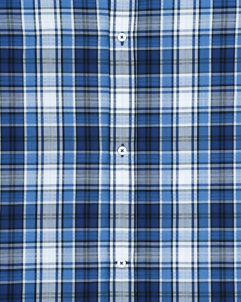 STUD-EMBELLISHED L/S PLAID SHIRT 7