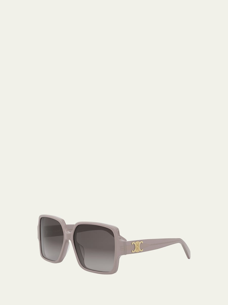 CELINE Triomphe Square Acetate Sunglasses outlook