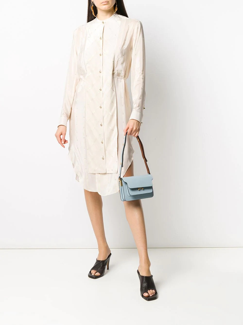 asymmetric shirt dress - 2