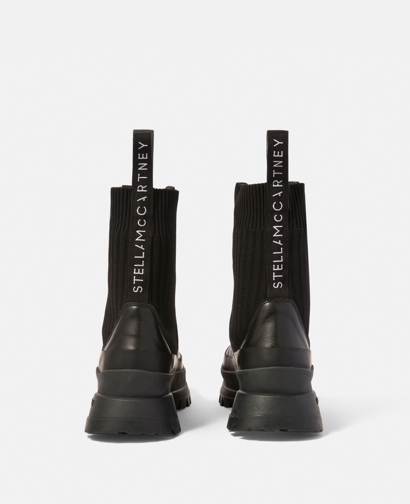 Stella McCartney Trace Lace-Up Biker Boots outlook