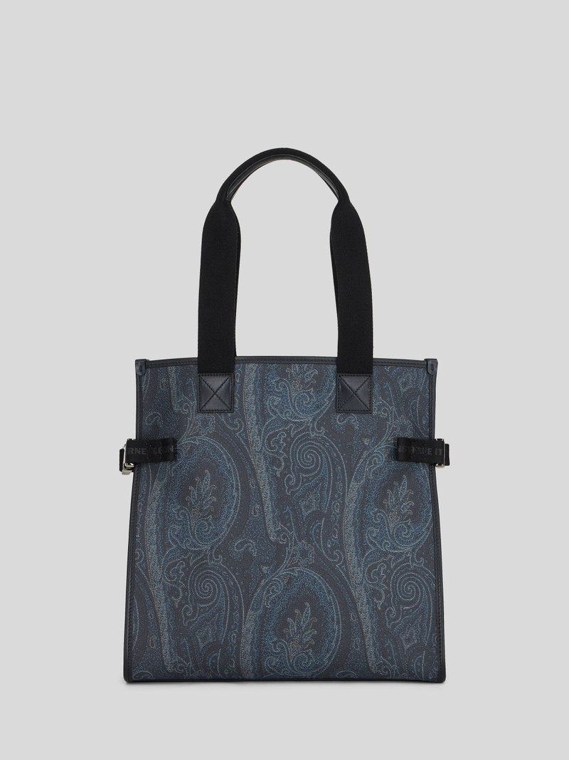 COLOUR BLOCK PAISLEY SHOPPING BAG 3
