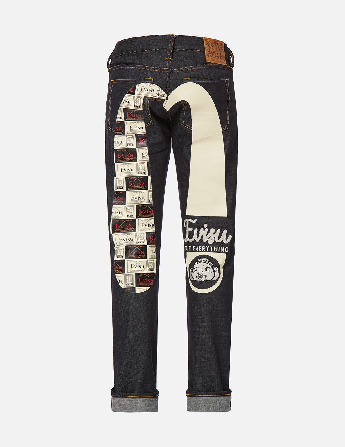 LABEL-PATTERN DAICOCK PRINT CARROT FIT JEANS #2017 - 2