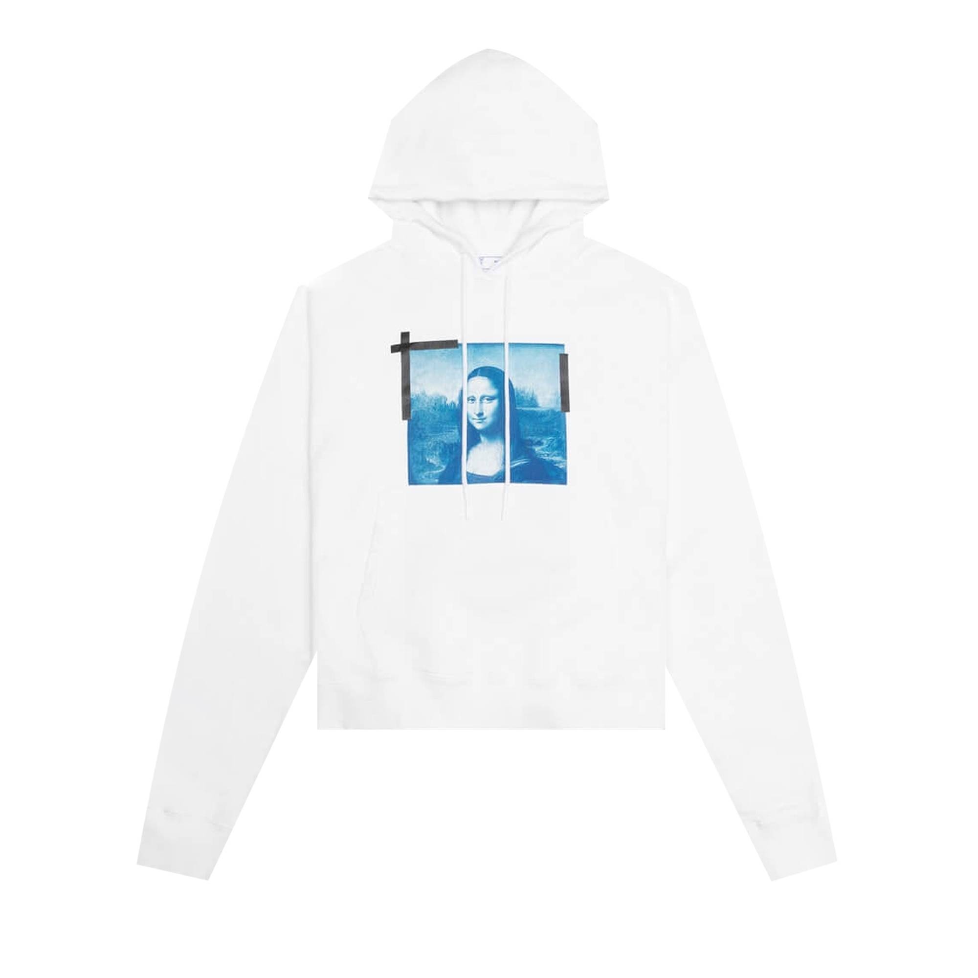 Off-White Monalisa Over Hoodie 'White/Blue' - 1