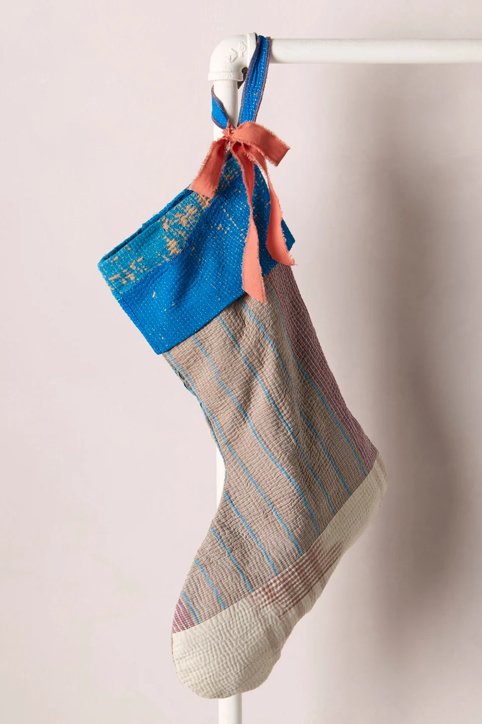 Vintage Kantha Stocking - 1