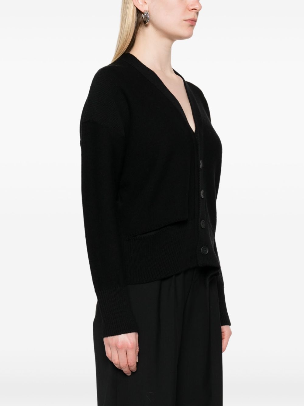 cut-out detailed cardigan - 3