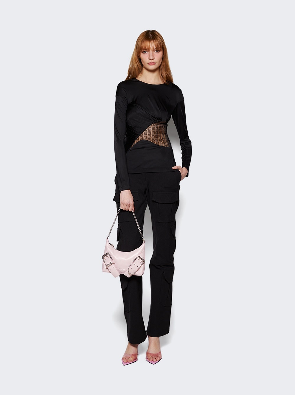 4g Lace Shirt Black - 2