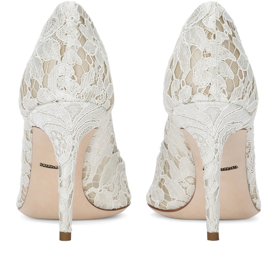 Pump in Taormina lace with crystals - 3