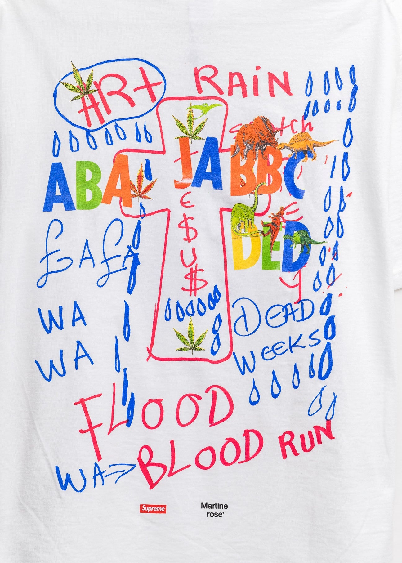 Supreme X Martine Rose Lee Scratch Party Tee - 4
