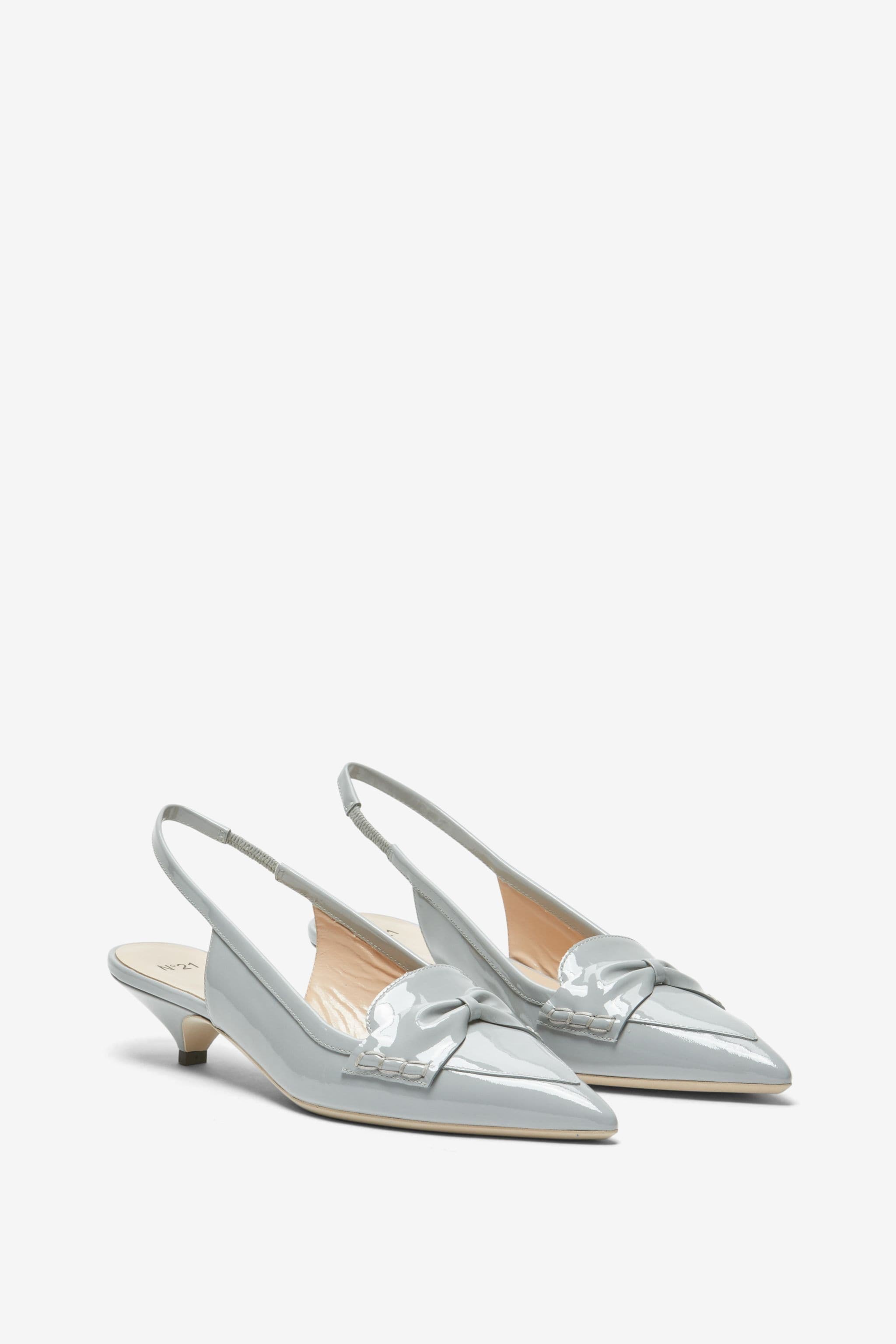 BOW-EMBLLISHED SLINGBACK PUMPS - 2