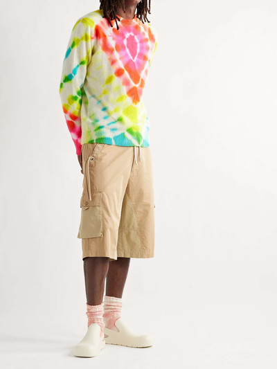 The Elder Statesman Burst Tie-Dyed Cashmere Sweater outlook