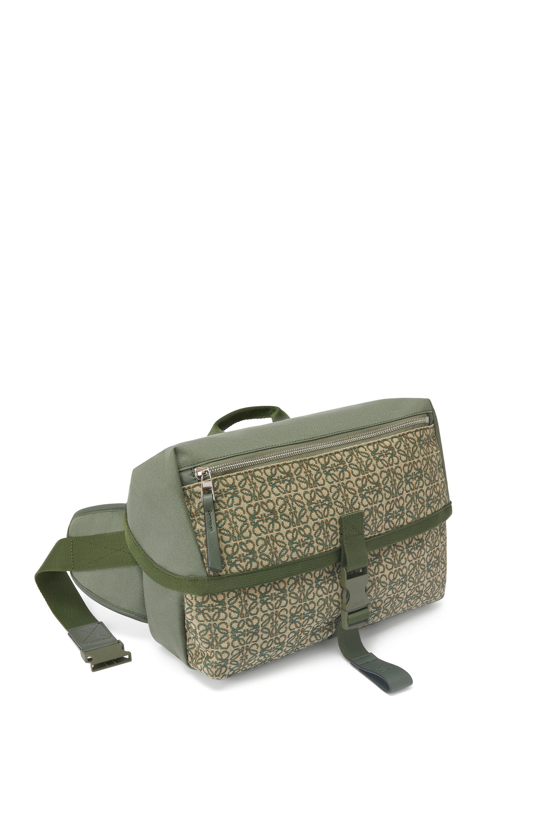 Postman Sling in Anagram jacquard and canvas 2