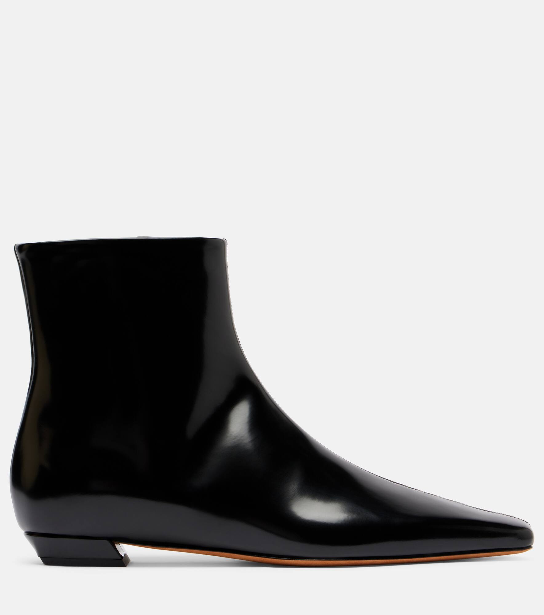 Patent leather ankle boots - 4