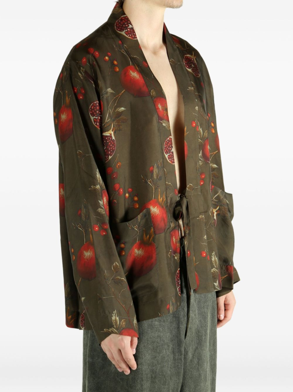 Jester pomegranate-print jacket - 3