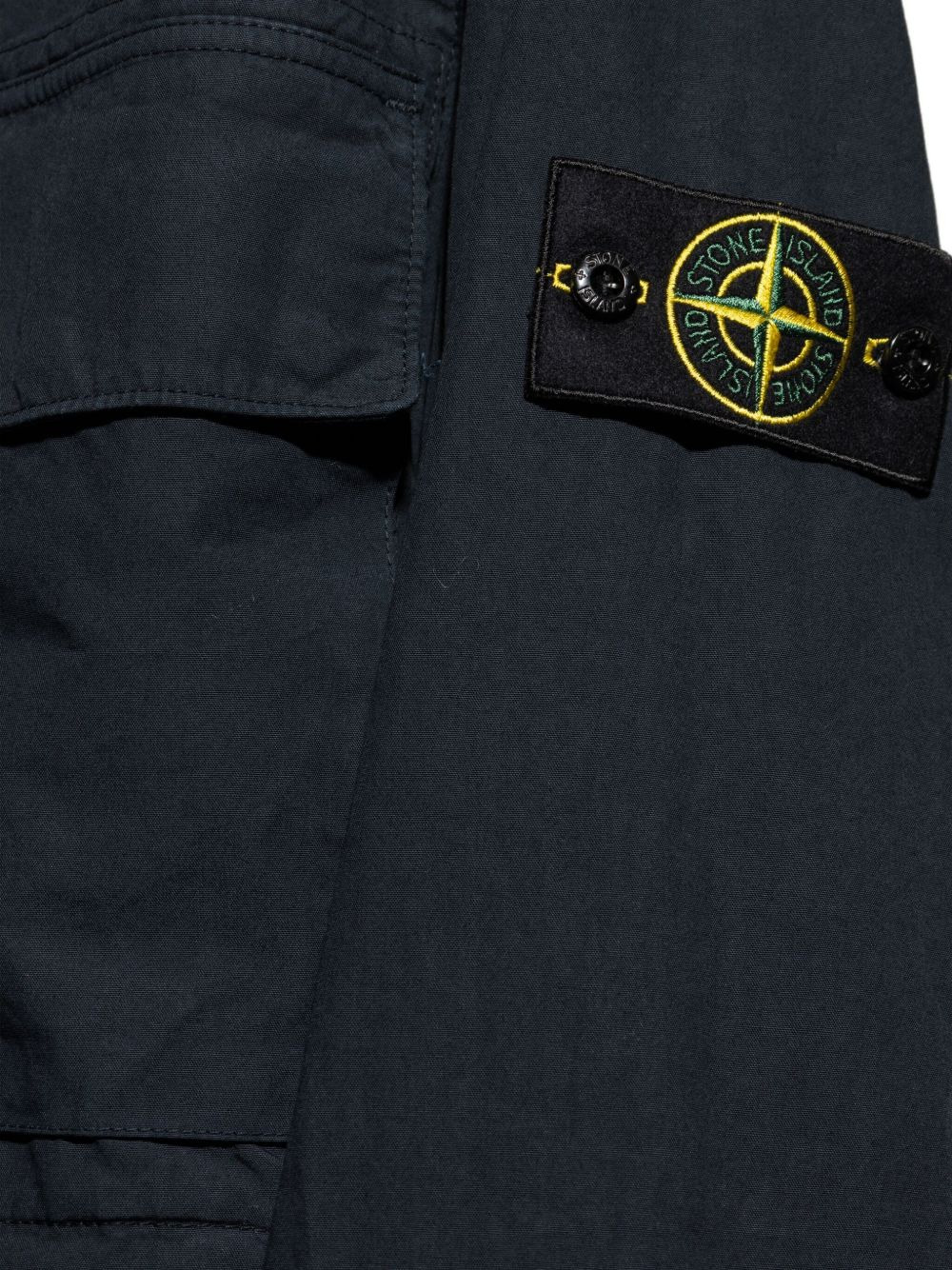 hooded patch-pocket jacket - 5