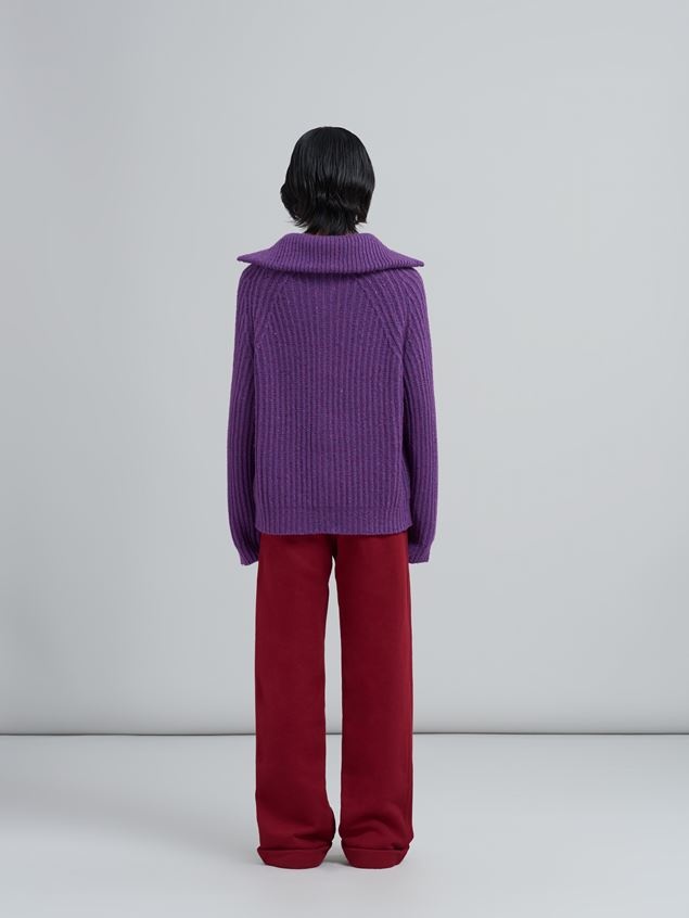 COMPACT COTTON SWEATSHIRT PANTS - 3