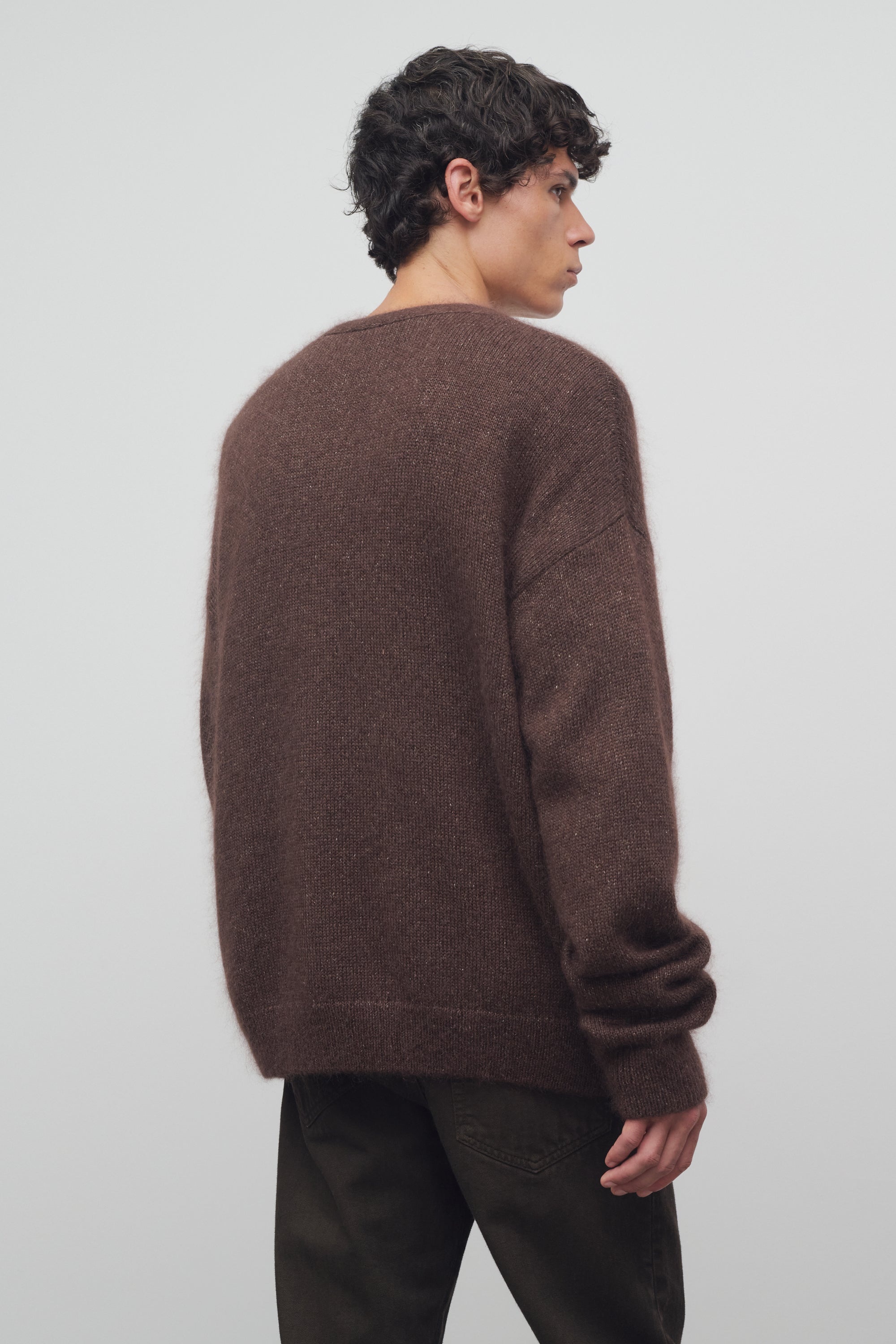 Howser Cardigan in Silk and Mohair - 5