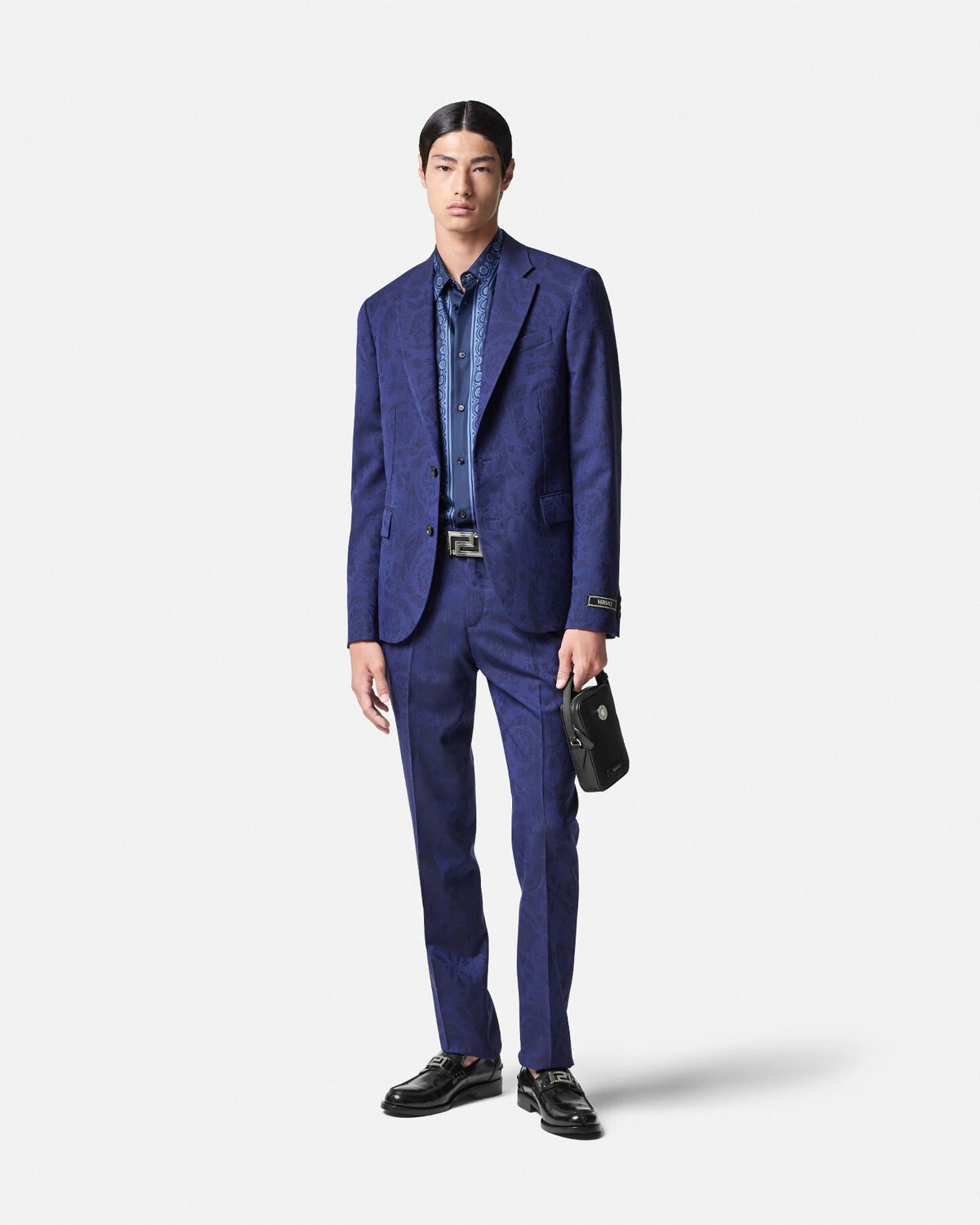 Barocco Jacquard Single-Breasted Blazer - 2