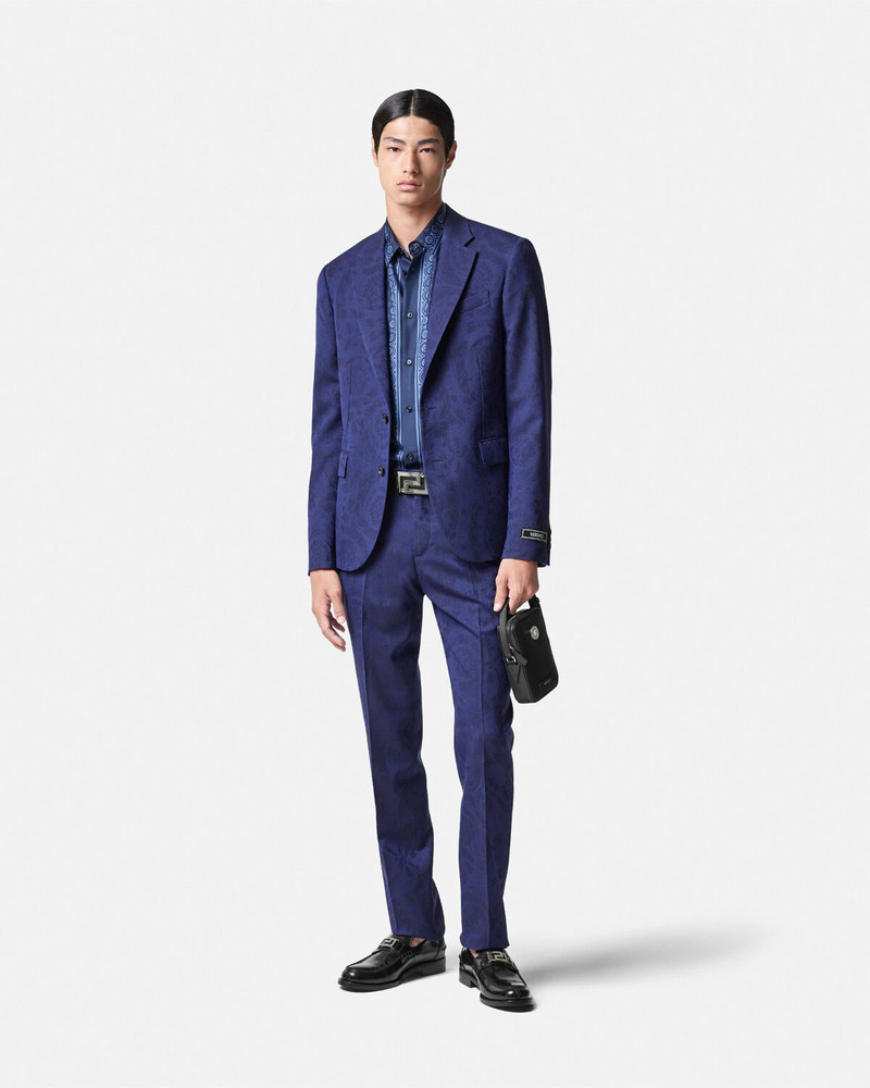 VERSACE Barocco Jacquard Single-Breasted Blazer outlook