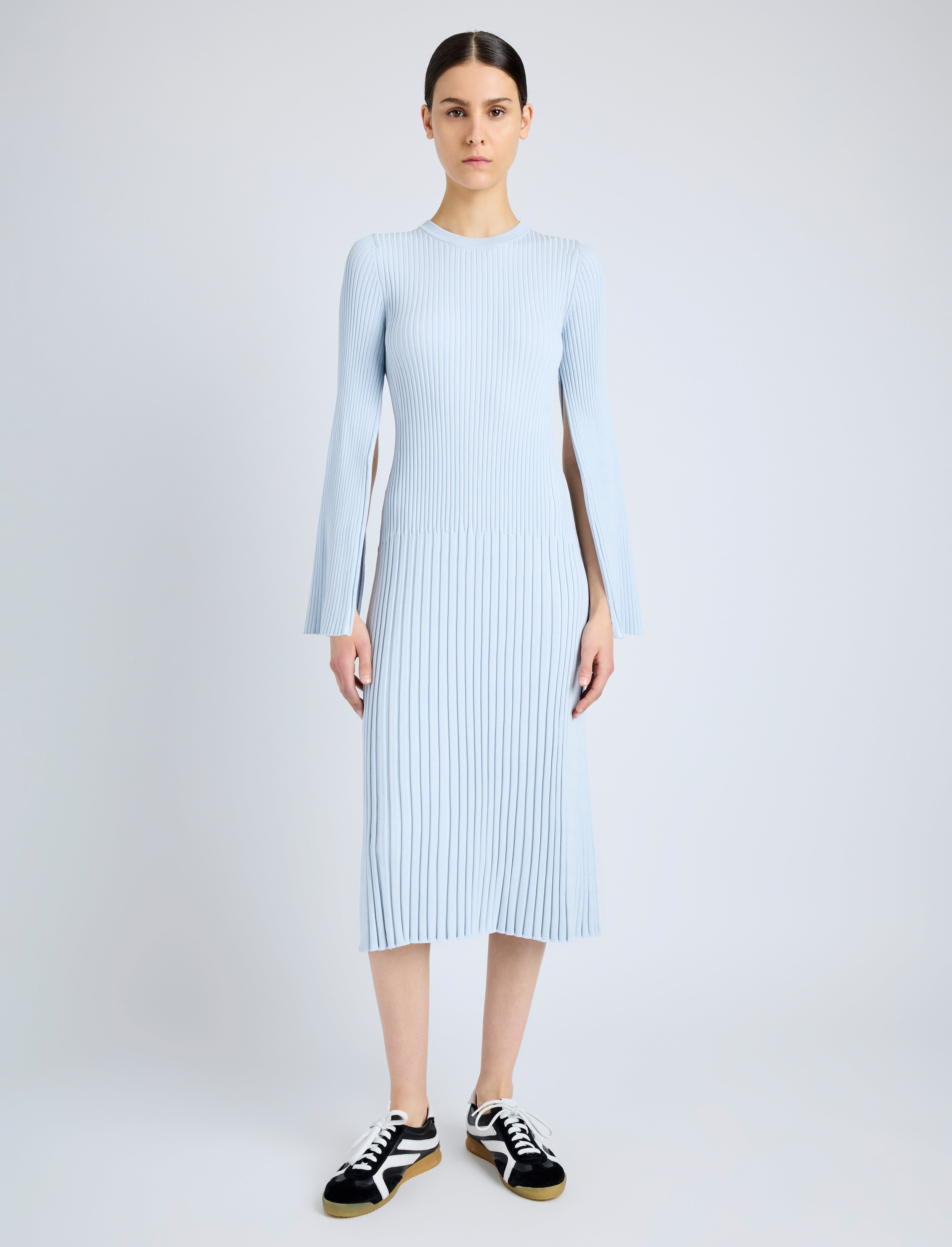 Kenna Dress in Midweight Viscose Rib - 2
