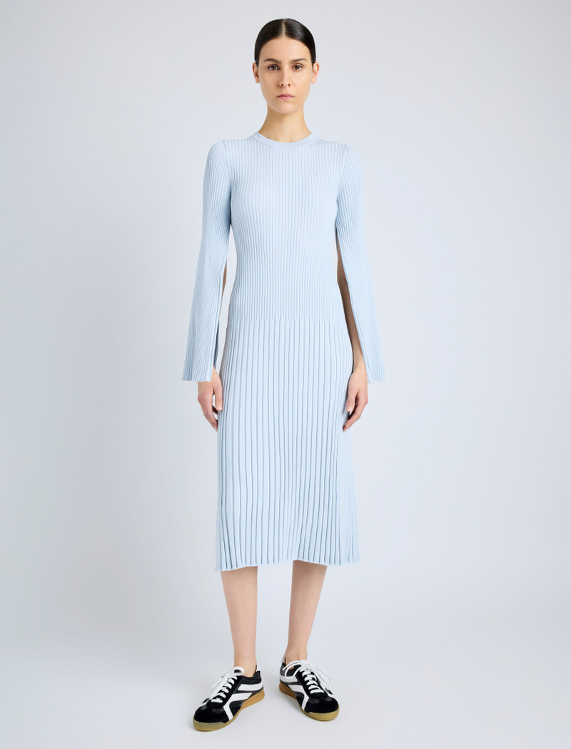 Proenza Schouler Kenna Dress in Midweight Viscose Rib outlook