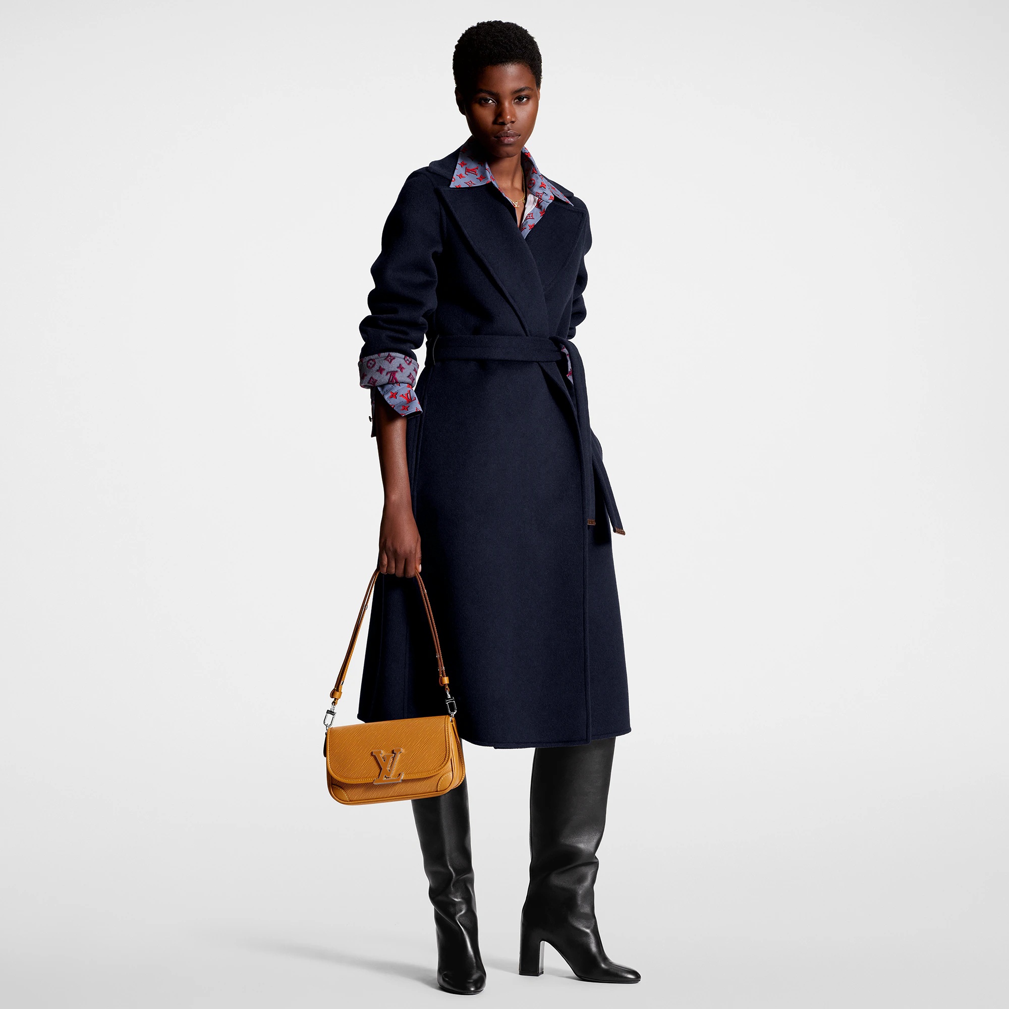 Signature Long Wrap Coat - 4