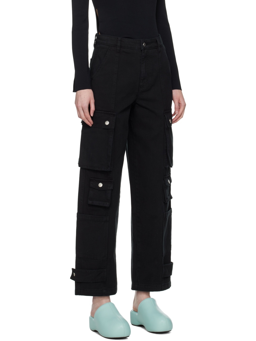 Black Campo Cargo Pants - 2