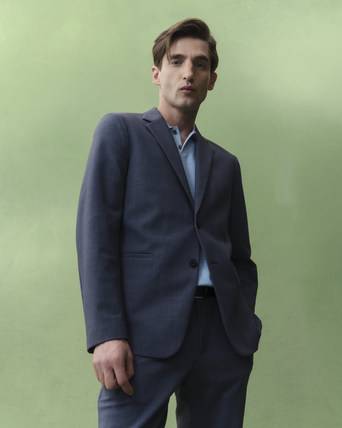 Men's Sylvain Shirt in Structure Knit - 5