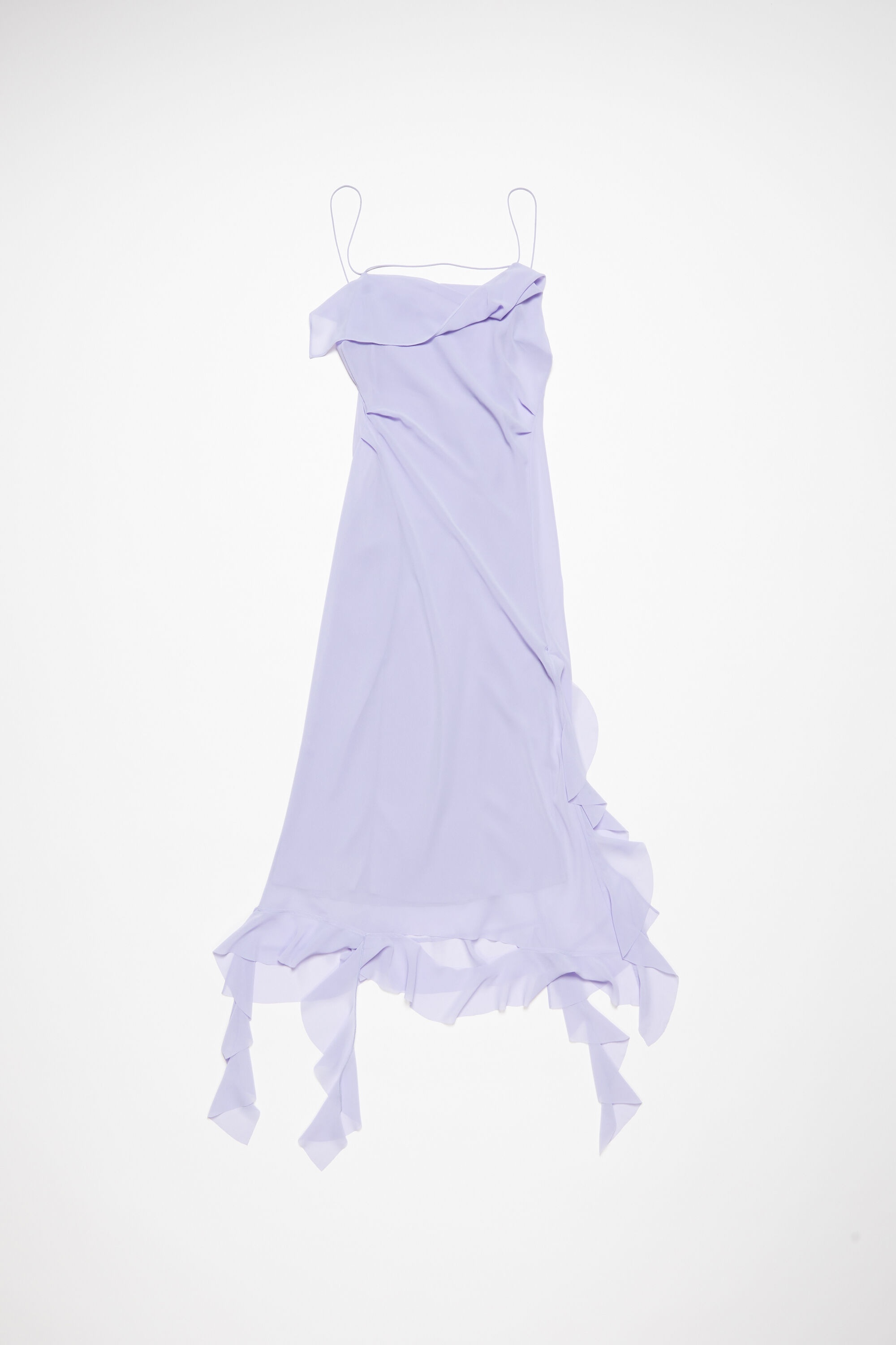 Ruffle strap dress - Lilac purple - 7