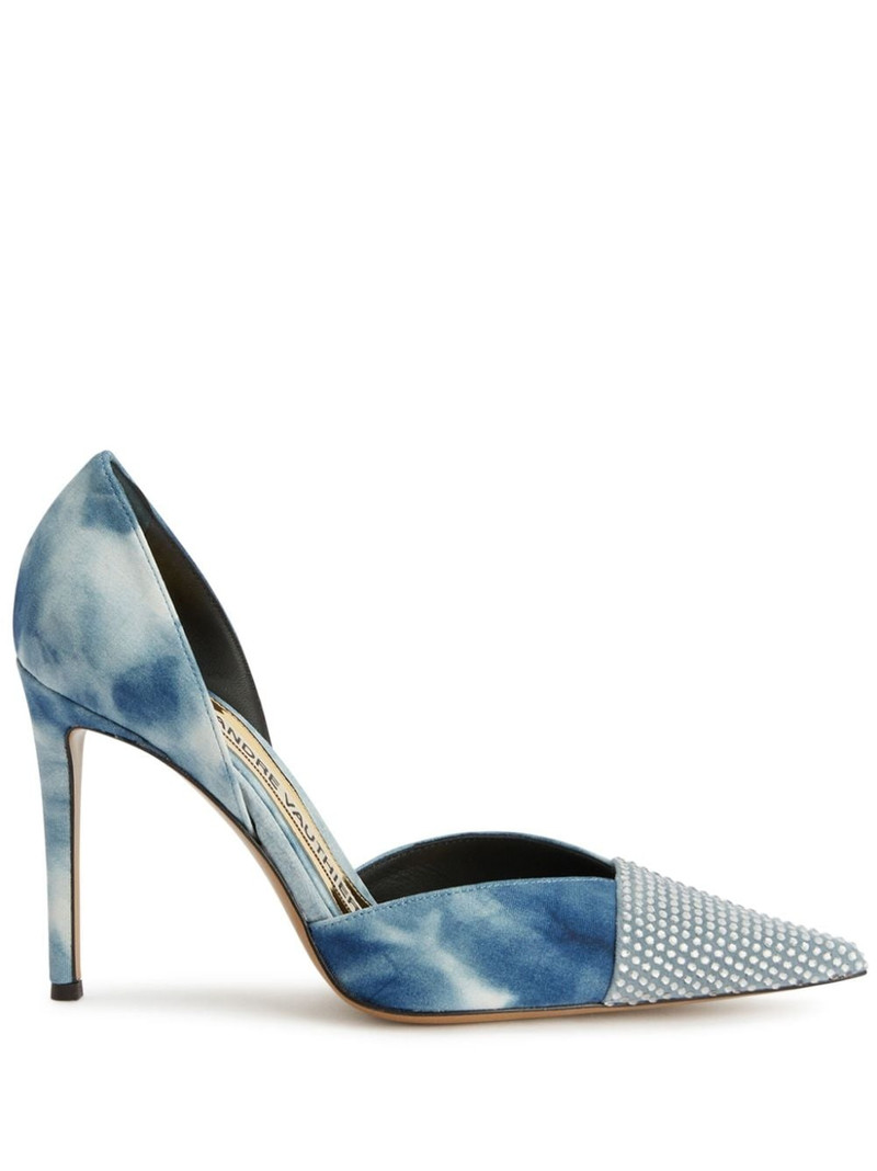 tie-dye pattern 105mm pumps 1