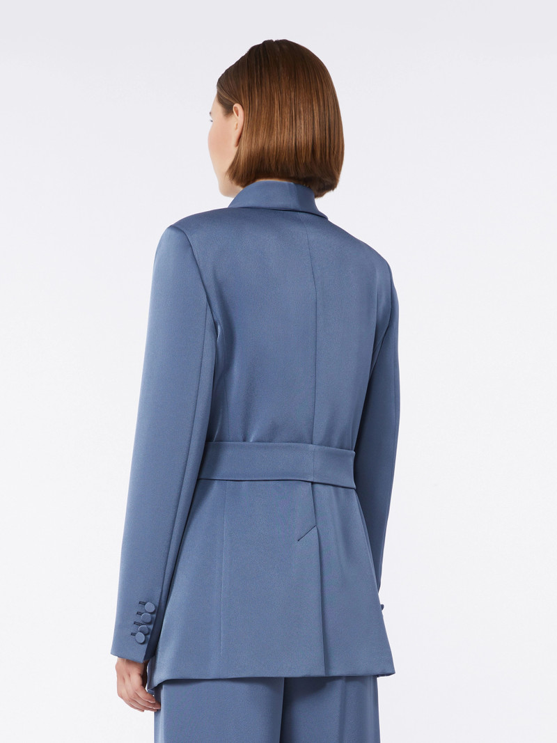 DOPPIA Lightweight satin blazer - AVIO 4