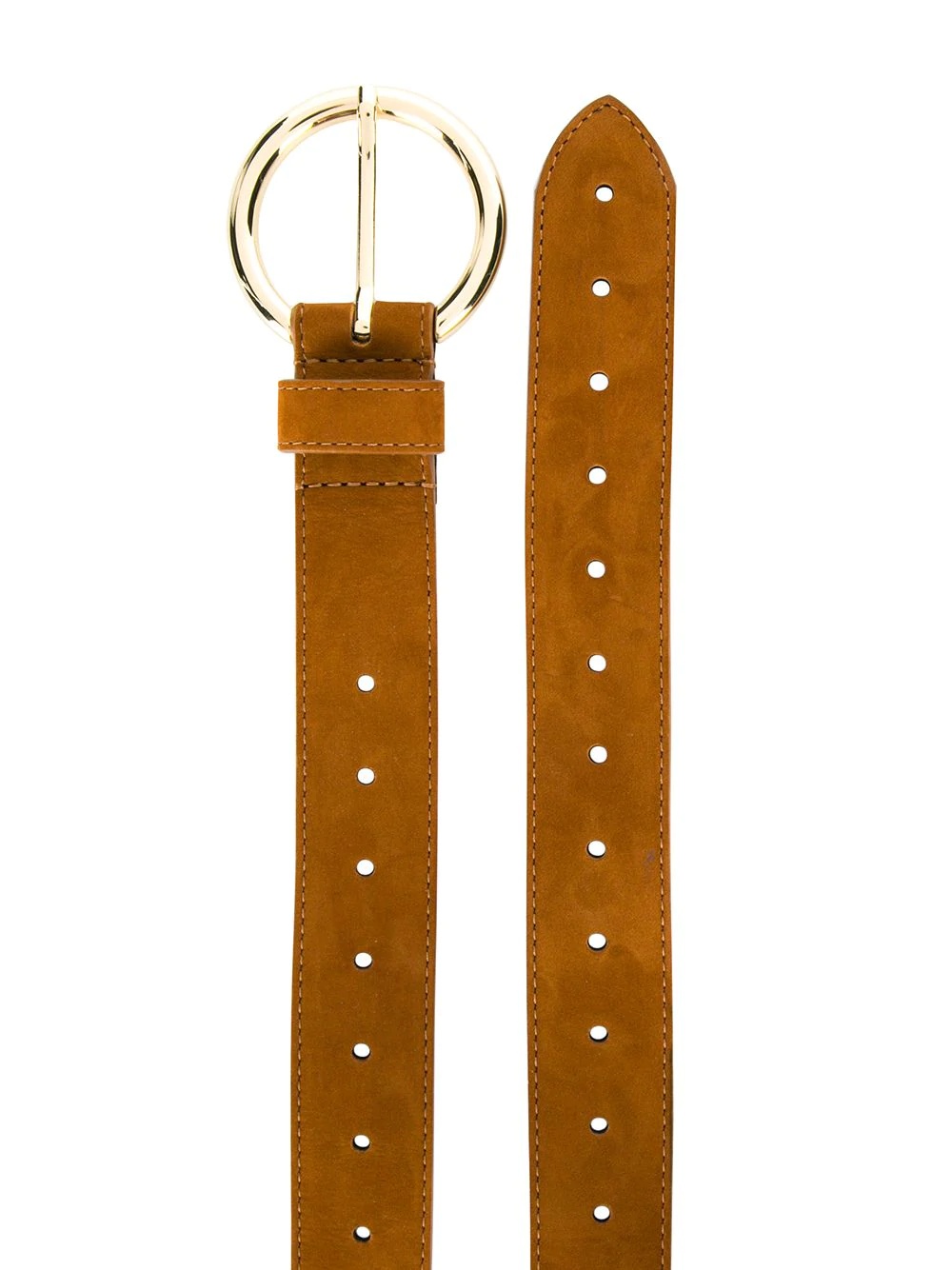 round-buckle belt - 2