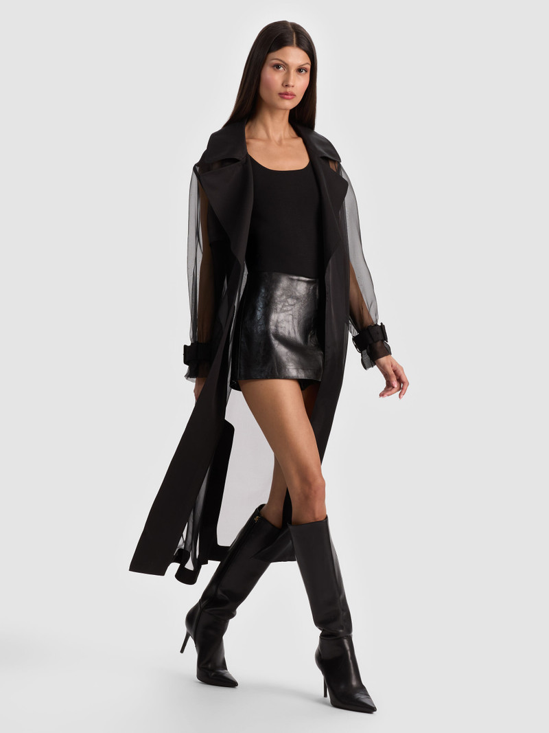 SILVIA SHEER MAXI TRENCH 6