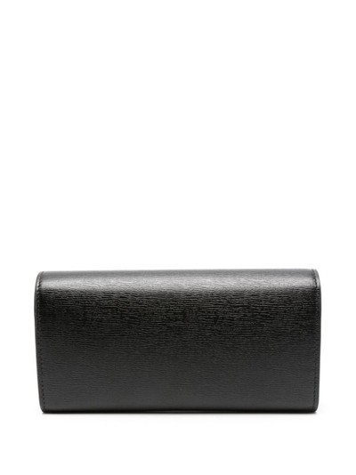 GUCCI logo-lettering continental leather wallet outlook