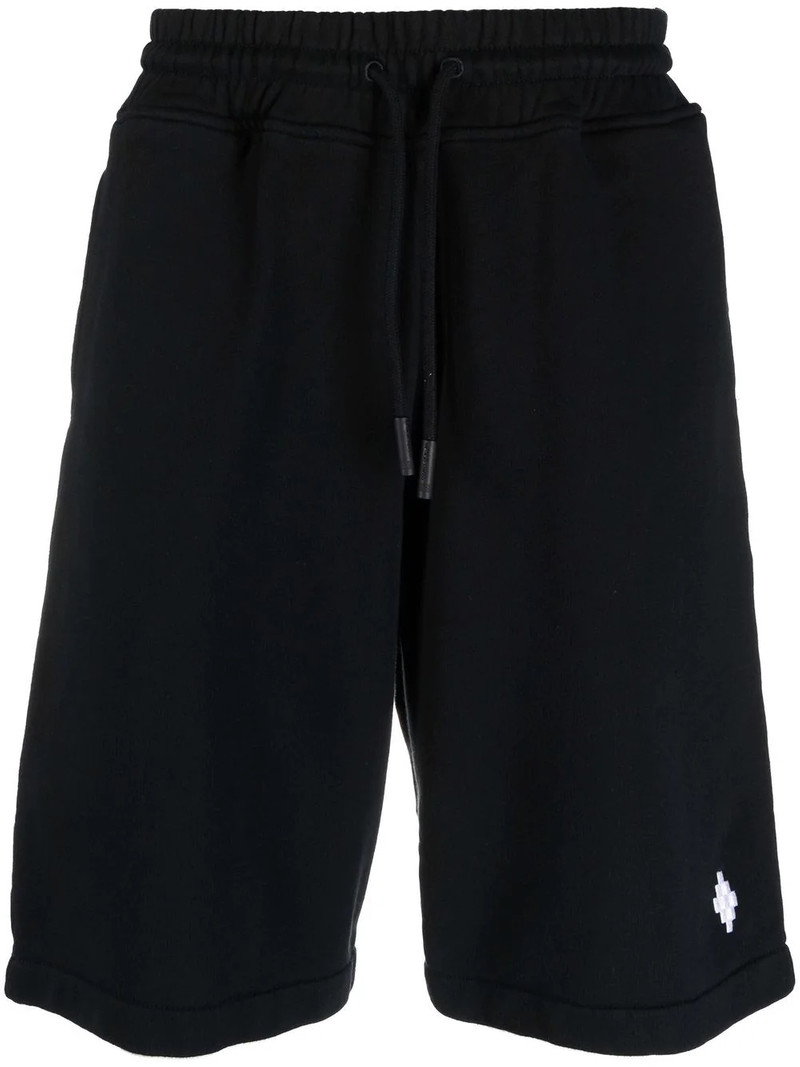 embroidered-motif track shorts 1