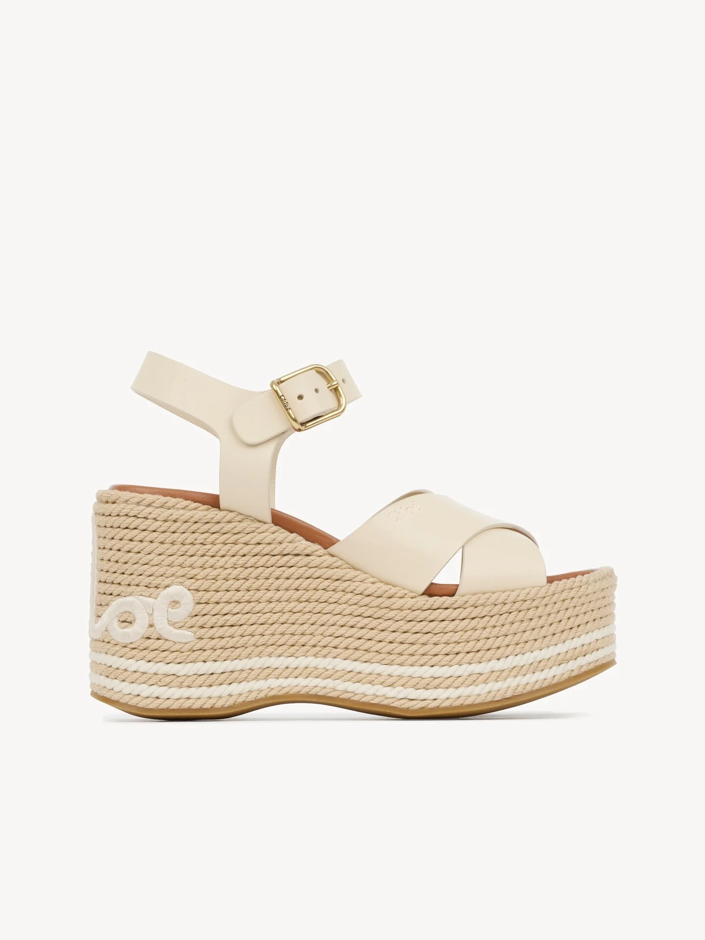 CHLOÉ SAND WEDGE SANDAL - 1
