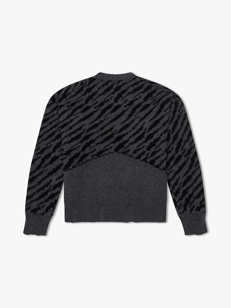 Rhude ZEBRA KNIT CREWNECK outlook