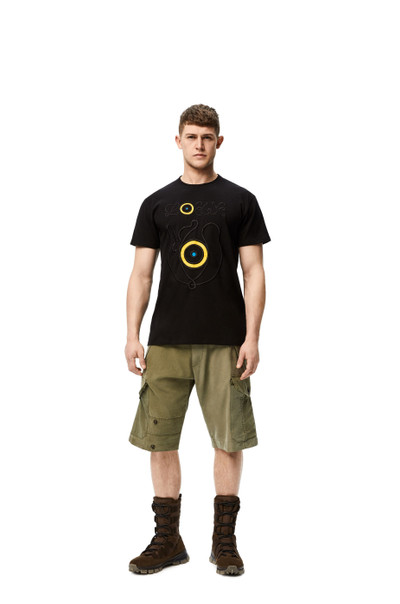 Loewe Military tent cargo shorts in cotton outlook