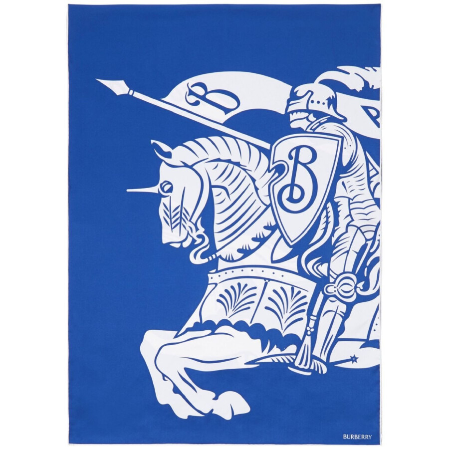 Burberry Knight Emblem Silk Scarf - 3